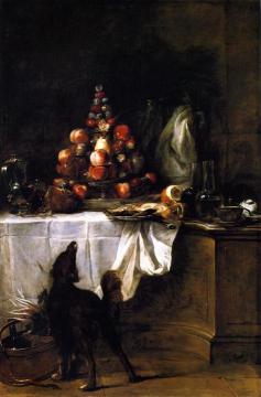 The Buffet Artwork by Jean-Baptiste-Simeon Chardin