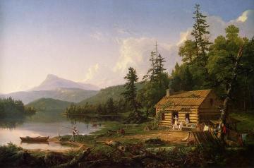 Home In The Woods Artwork by Thomas Cole