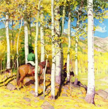 Indian Summer Artwork by E. Martin Hennings
