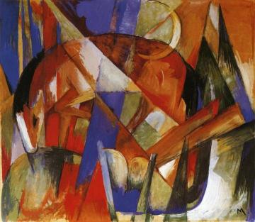 Fabulous Beast II Artwork by Franz Marc