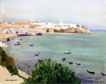 Boats, Tangiers Artwork by Albert Marquet