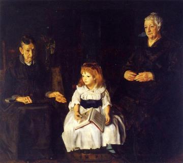 Elinor, Jean and Anna Artwork by George Wesley Bellows
