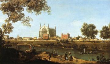 The Chapel of Eton College Artwork by Giovanni Antonio Canal