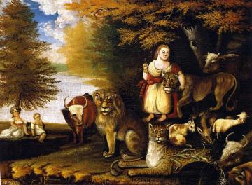 Peaceable Kingdom Artwork by Edward Hicks