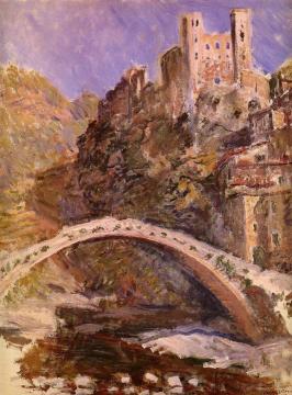 The Castle at Dolceacqua Artwork by Claude Oscar Monet