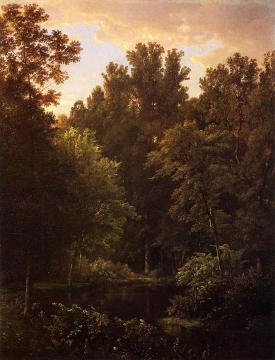Forest Pool Artwork by William Trost Richards