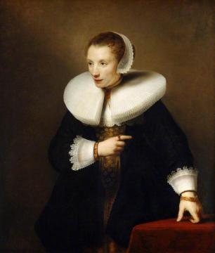 Portrait of an Unknown Woman Artwork by Ferdinand Bol