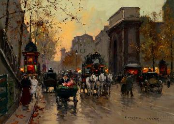 Porte St. Martin Artwork by Edouard Léon Cortes