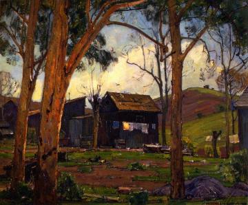 Wash Day Artwork by William Wendt