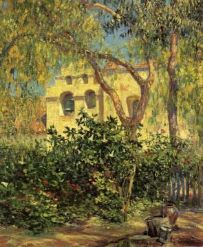 San Gabriel Mission Artwork by Guy Orlando Rose