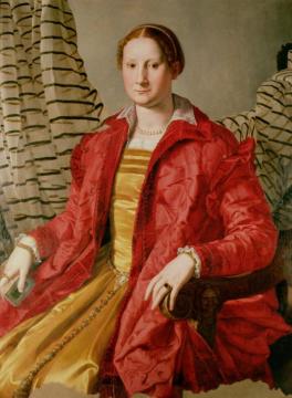 Portrait Of Eleonora Da Toledo (1519-74) Artwork by Agnolo Bronzino