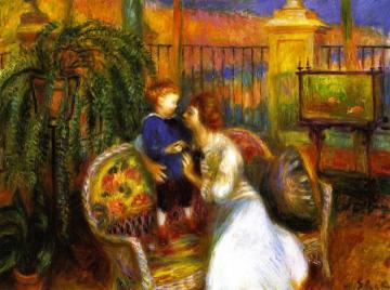 The Conservatory Artwork by William James Glackens