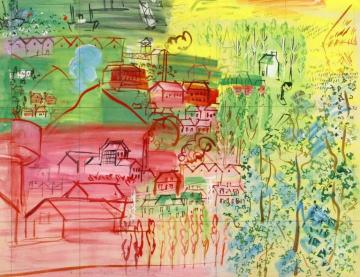 Study For La Fée Electricité Artwork by Raoul Dufy