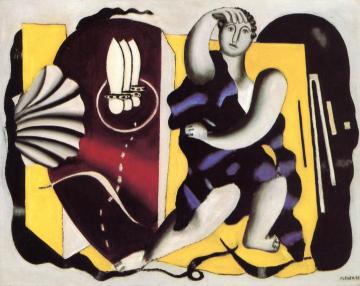 Blue Dancer Artwork by Fernand Léger