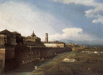 View of Turin near the Royal Palace Artwork by Bernardo Bellotto