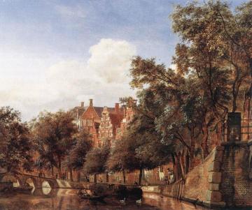 View of the Herengracht, Amsterdam Artwork by Jan van der Heyden