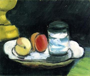 Still Life, Peaches And Glass Artwork by Henri Matisse
