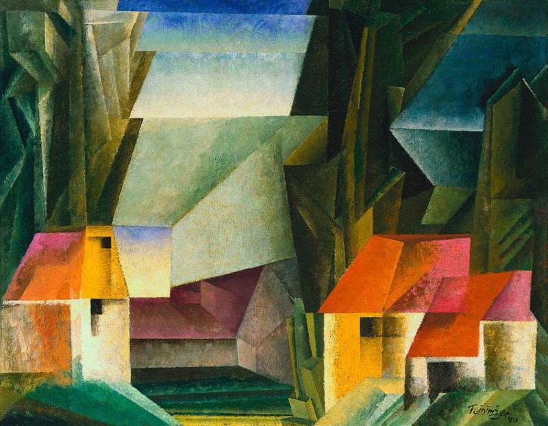 Hopfgarten Artwork by Lyonel Feininger