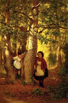 Hide and Seek Artwork by John George Brown