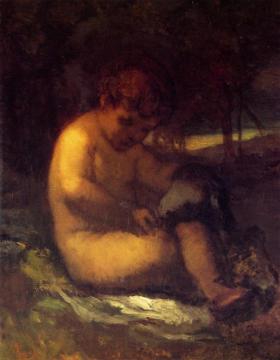 Cupid Artwork by William Morris Hunt
