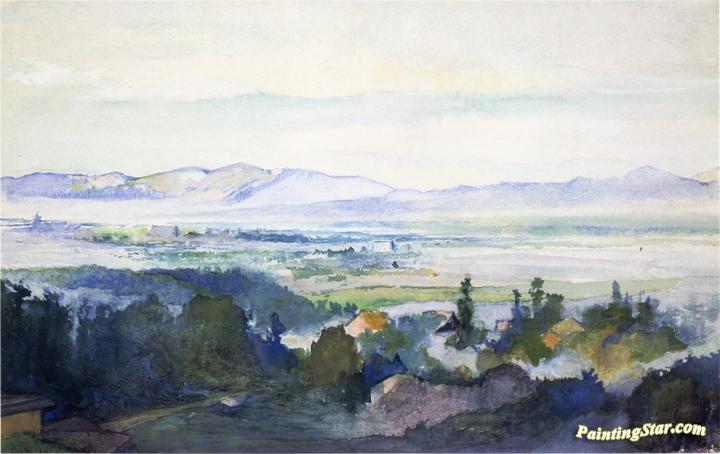 View Over Kyoto From Ya Ami Artwork by John La Farge