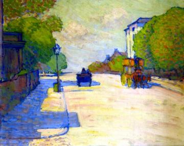 Adelaide Road in Sunlight Artwork by Robert Bevan
