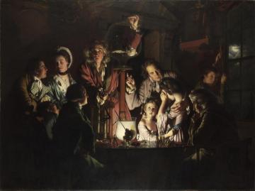 An Experiment On A Bird In The Air Pump Artwork by Joseph Wright of Derby