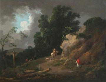 Landscape with an Approaching Storm Artwork by George Morland