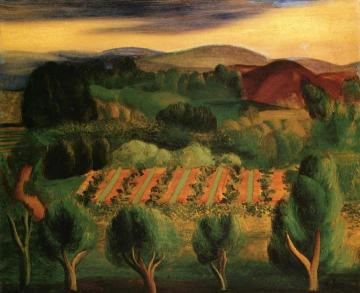 Landscape of Provence - La Ciotat Artwork by Moise Kisling