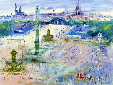 Place De La Concorde Artwork by Jean Dufy