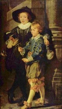 Porträt Von Albert Und Nicolas, Söhne Des Künstlers Artwork by Peter Paul Rubens