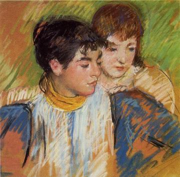 The Two Sisters Artwork by Mary Cassatt
