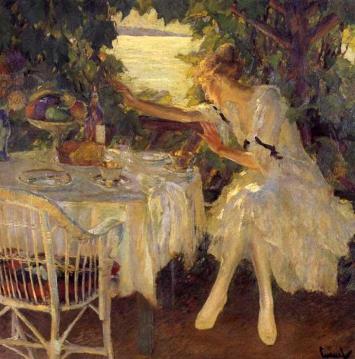 The Breakfast Artwork by Edward Cucuel