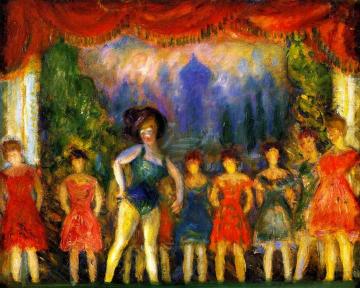 Music Hall Turn (study) Artwork by William James Glackens