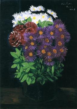Flowers Artwork by Moise Kisling