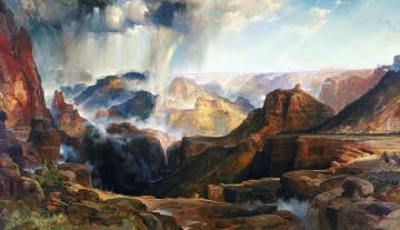 Chasm Of The Colorado Artwork by Thomas Moran