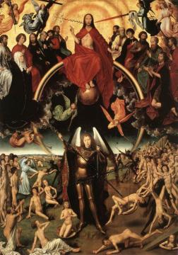 Last Judgment Triptych Artwork by Hans Memling