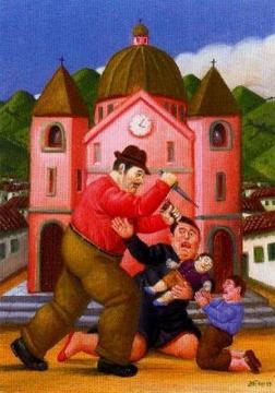Massacre of the Innocents Artwork by Fernando Botero