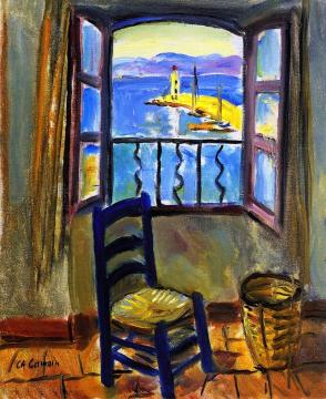 The Studio Window At Saint-tropez Artwork by Charles Camoin