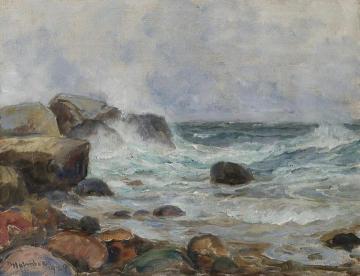 Coastal Landscape Artwork by Thorolf Holmboe
