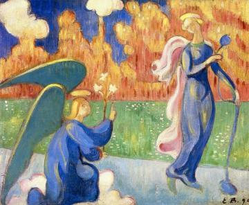 The Annunciation Artwork by Émile Bernard