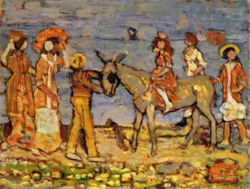 Donkey Rider Artwork by Maurice Prendergast