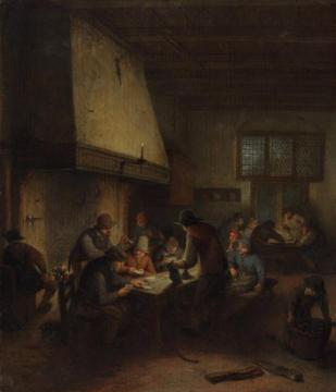 Tavern Scene Artwork by Adriaen van Ostade