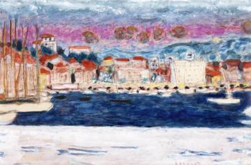 The Port at Cannes Artwork by Pierre Bonnard