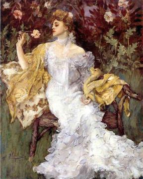 A Gift from the Garden Artwork by Albert B. Wenzell