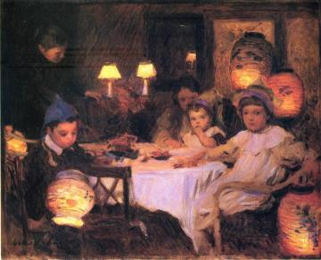 Birthday Party Artwork by Walter Frederick Osborne