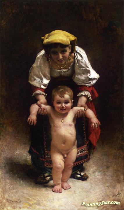 First Steps Artwork by Léon Joseph Florentin Bonnat