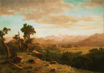 Wind River Country Artwork by Albert Bierstadt