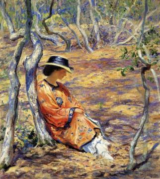 In the Oak Grove Artwork by Guy Orlando Rose