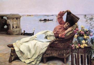 Venetian Veranda Artwork by Julius LeBlanc Stewart